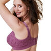 Bravado! Designs Intrigue Balconette Maternity & Nursing Bra, Berry Jacquard, X-Large Full Cup