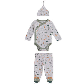 Ensemble 3 Pi&egrave;ces Take Me Home De  Koala Baby  Gris 