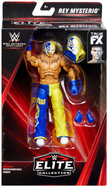 WWE Network Spotlight Rey Mysterio Elite Collection Action Figure - English Edition