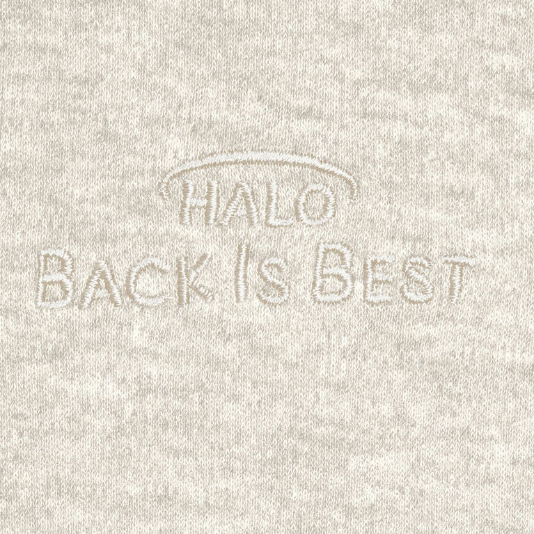 Couverture à Emmailloter HALO SleepSack - Ideal Temp - Oatmeal/Pink Petit 3-6 Mois