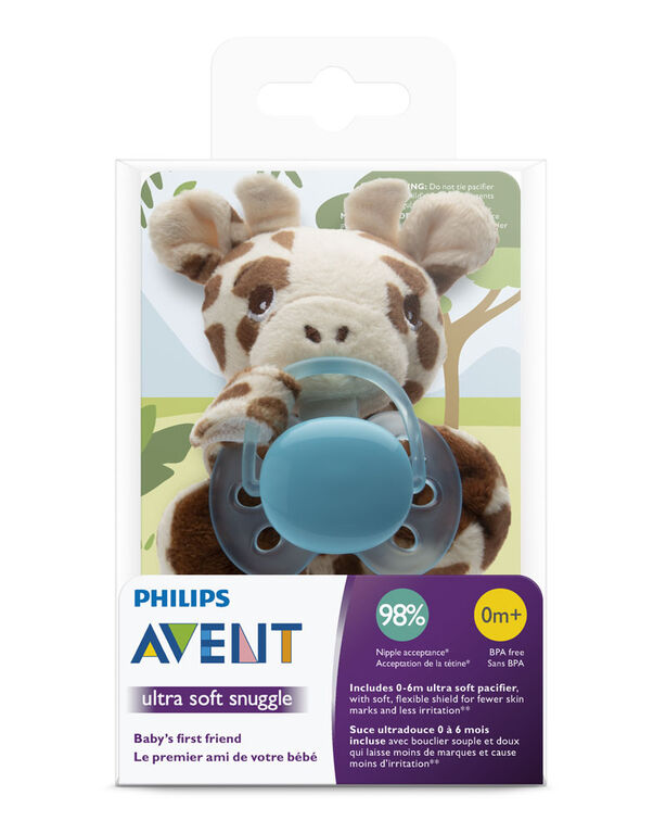 Philips Avent ultra soft snuggle, 0-6m, giraffe
