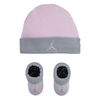 Jordan Jumpman Bodysuit, Booties, and Hat Set - Pink -  0/6 Months