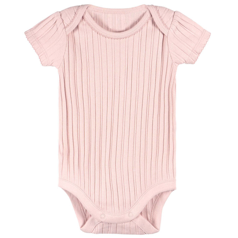 Just Born - 3 Pack Kimono Bodysuits - Pink 6-9M