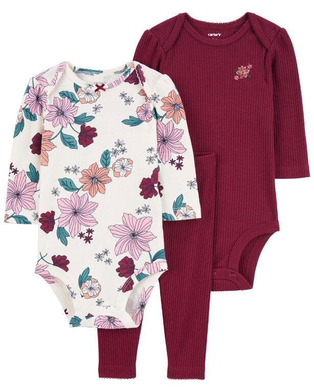 Carter's Three Piece Bodysuit Pant Set 18M