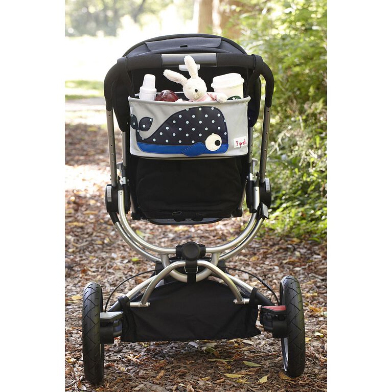3 Sprouts Stroller Organizer Whale - Blue | Babies R Us Canada