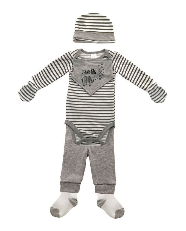 Koalababy Grey 6 Piece Set - 6-9 months