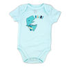 Baby Mode Paquet de 3 Bodys : dinosaure sarcelle