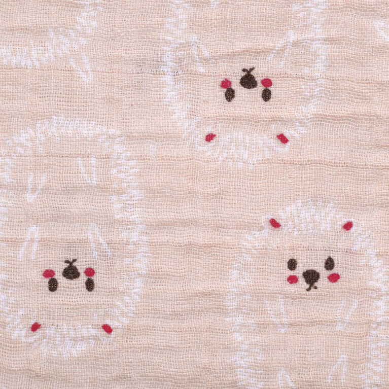 Perlimpinpin-Muslin blanket-Hedgehogs