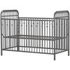 Monarch Hill Ivy Metal Crib, Gray