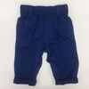 Coyote and Co. Indigo Blue Pull on Cotton Twill Pant - size 0-3 months