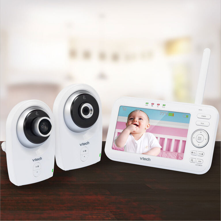 VTech VM351-2 - 2 Camera Full Colour Video Monitor with Wide Angle Lens and Standard Lens - R Exclusive