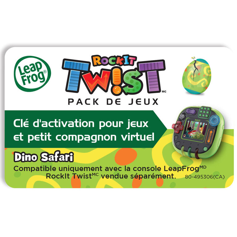 LeapFrog RockIt Twist Game Pack Dinosaur Discoveries - French Edition