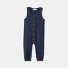 RISE Little Earthling Tank Btn Romper Navy