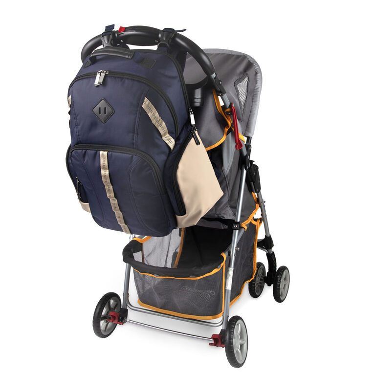 Baby Essentials Deluxe Backpack - Navy