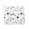 Red Rovr-Organic Cotton Muslin Swaddle Blanket - Family Farm