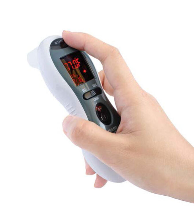 MOBI Ultra Pulse Thermomètre pour parler de l'oreille, du front et du pouls - Édition anglaise