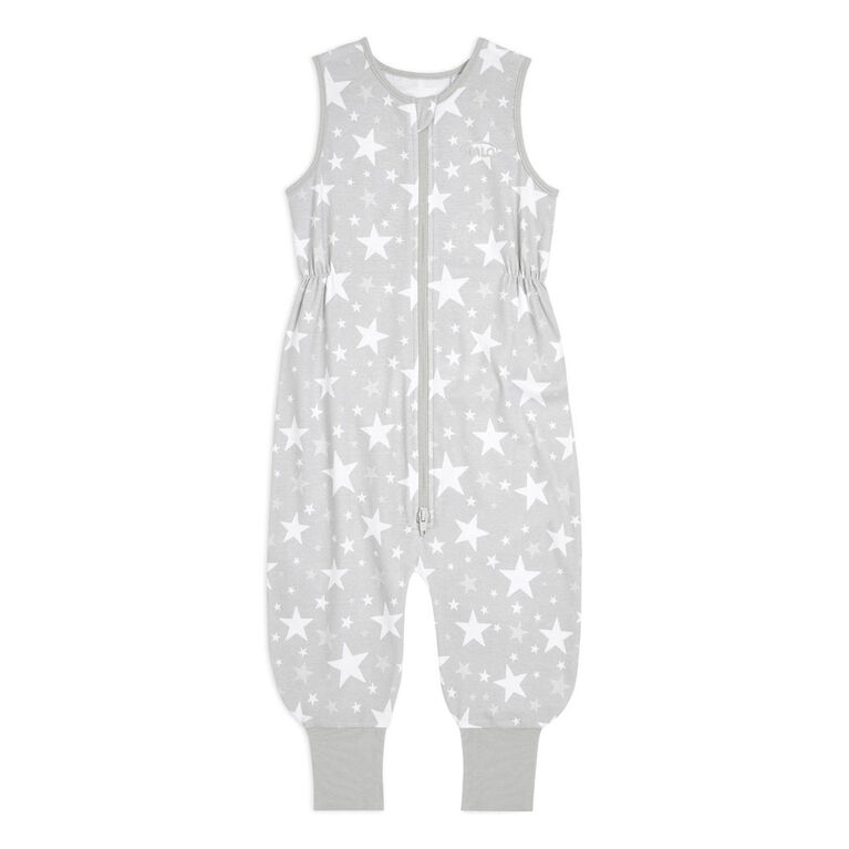 HALO SleepSackToddler - 100% Cotton - Grey Stars  - 2T