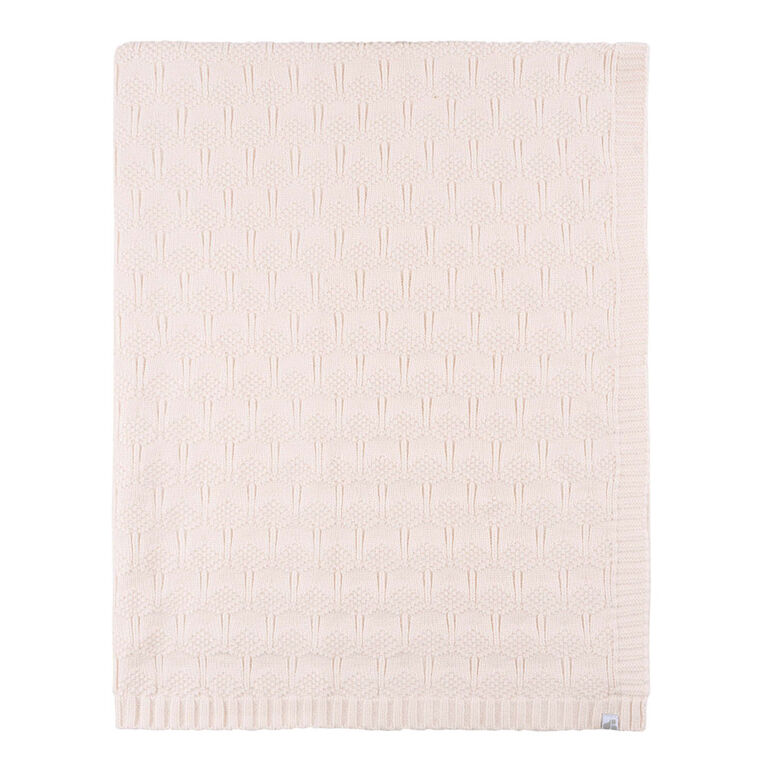 Just Born  - Sweater Knit Blanket - Pink
