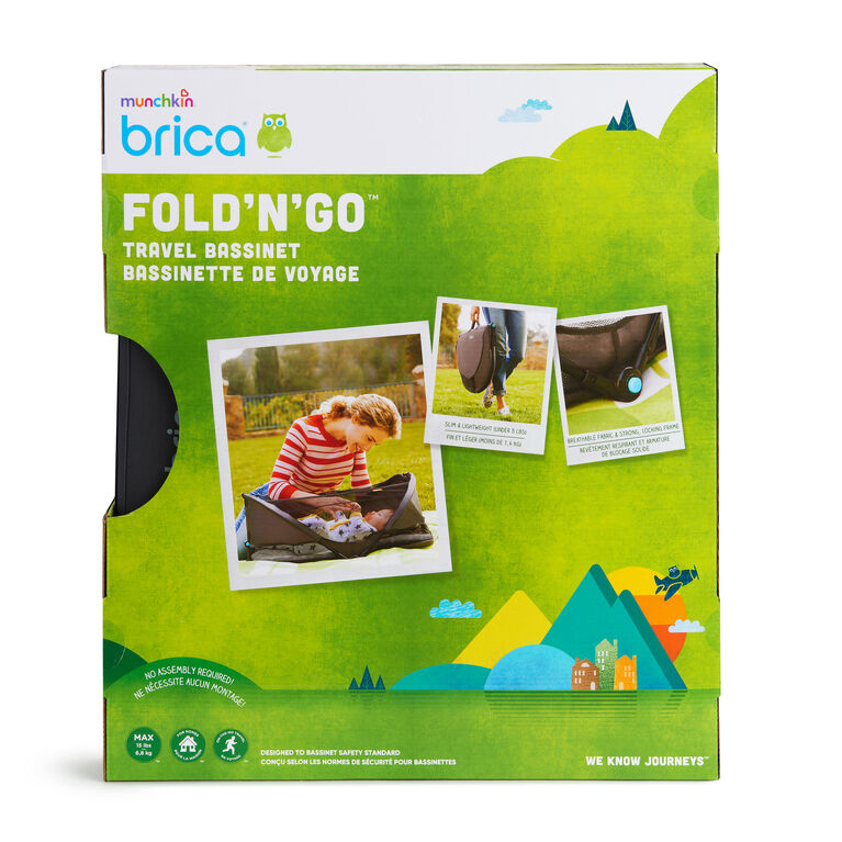 Couchette de voyage Fold 'N Go de Brica.