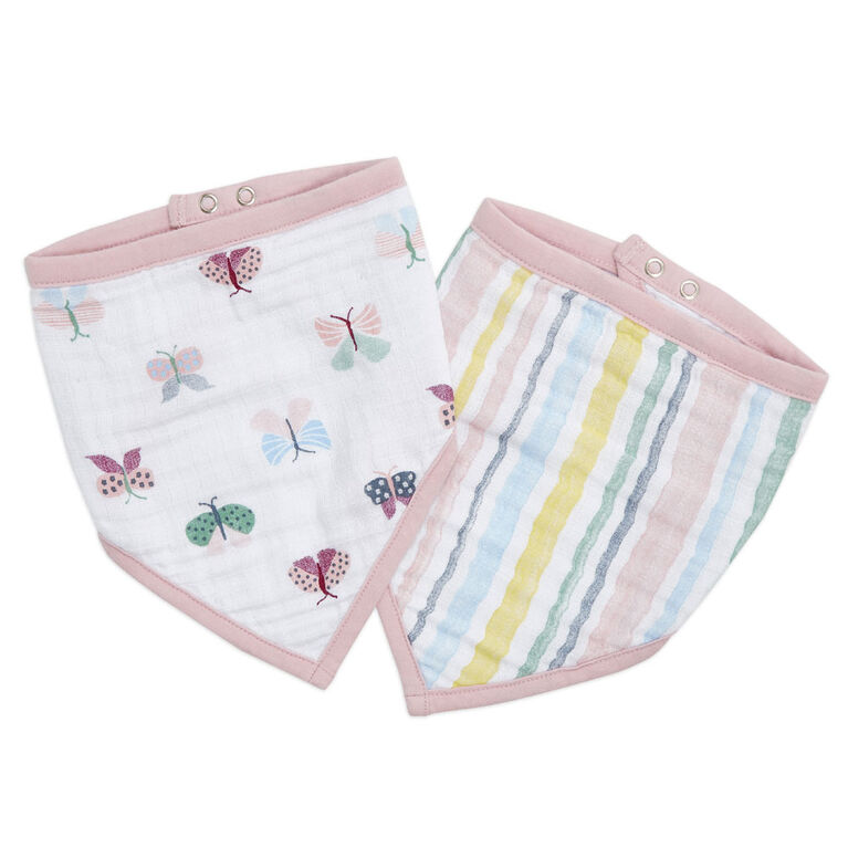 Aden Essentials - Floral Fauna Bandana Bib 2-Pack