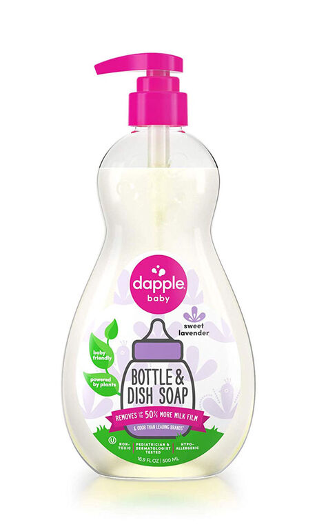 Dapple Bottle & Dish Soap, Lavender, 16.9 fl.oz