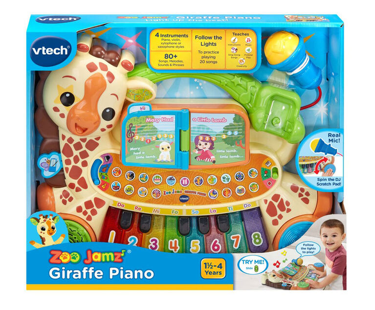 VTech Zoo Jamz Giraffe Piano - English Edition