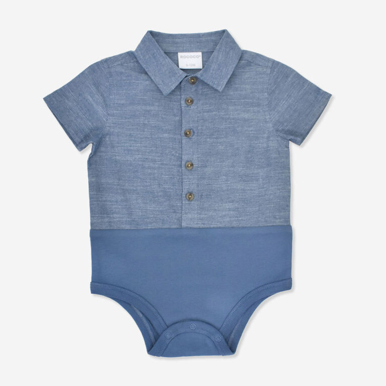 Rococo Cache-Couche Chambray 12/18M