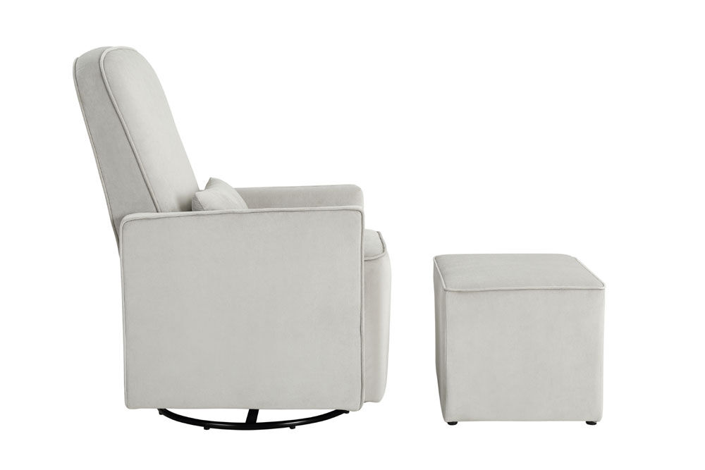 high back glider and ottoman