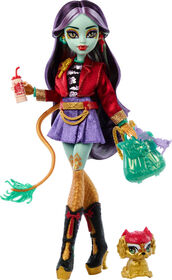 Poup&eacute;e Monster High Jinafire Long avec son animal de compagnie Yun Yun