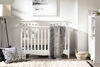 South Shore, Baby Crib 4 Heights with Toddler Rail - Pure White