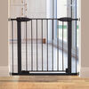 Barrière pour bébé en métal à fermeture automatique Boston de Dreambaby - noir.