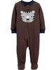 Carter's Tiger 2-Way Zip Cotton Sleep & Play - Brown, 6 Months