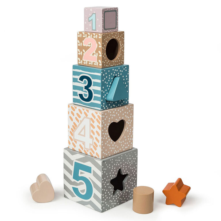 Mary Meyer - Leika - Wooden Nesting + Stacking Blocks