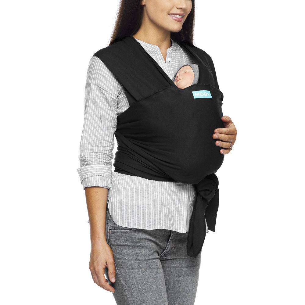 MOBY - Classic Wrap - Black | Babies R 