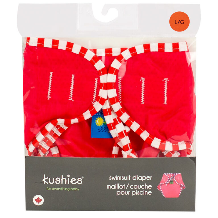 Kushies Swim Diaper, Large - Red