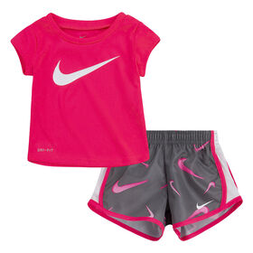 Nike T-shirt and Short Set - Grey