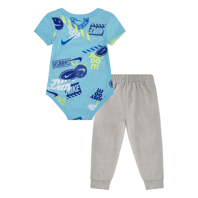 Ensemble de Pantalons Nike  - Gris Mélange  - Taille 18 Mois