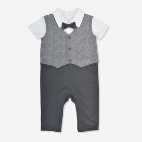 Rococo Combinaison Gilet Charbon