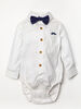 Little Gent Suspender Set Navy 0-3M