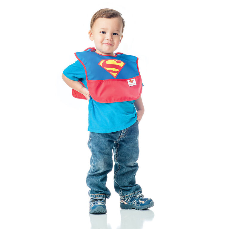 Bumkins Caped Superbib - Superman