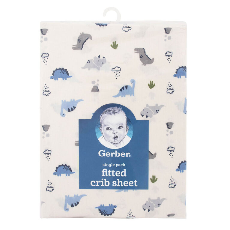 Gerber Fitted Crib Sheet Dino Babies R Us Canada