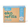 Dekor Eko Plus Diaper Pail Refills, 4 Pack
