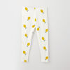 organic play legging, 9-12m - white lemon