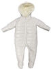 Baby Mode Signature Combinaison de neige Shin Nylon : Blanche 0-3M
