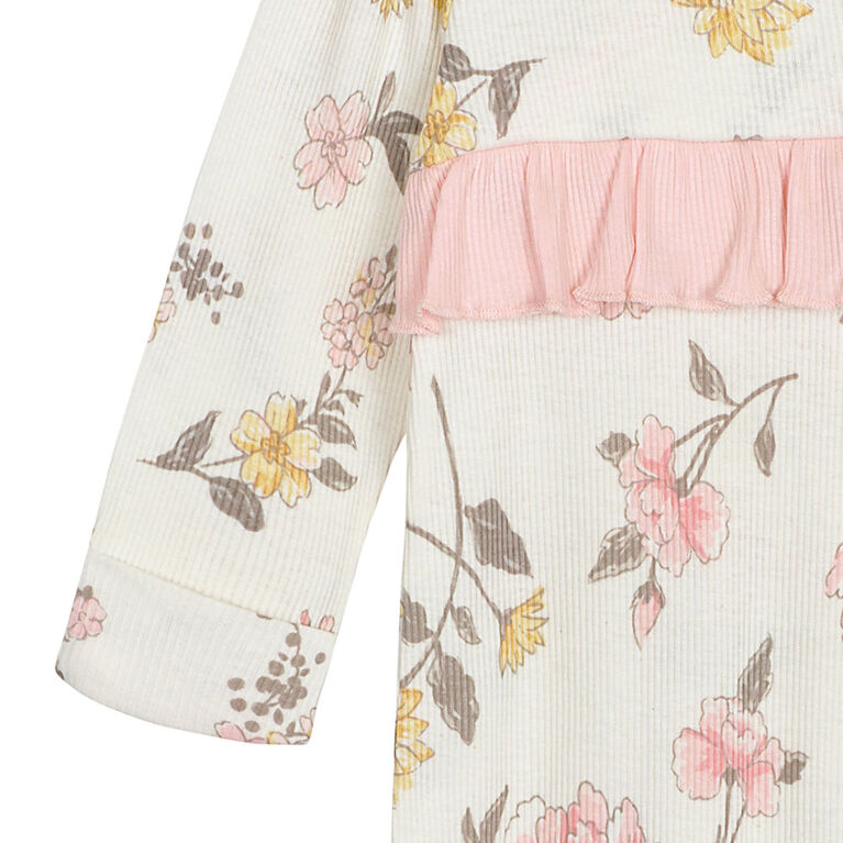 Just Born - 1-Pack Baby Vintage Floral Gown - 0-6 months
