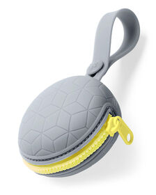 Skip Hop - Grab and Go Silicone Pacifier Holder - Grey