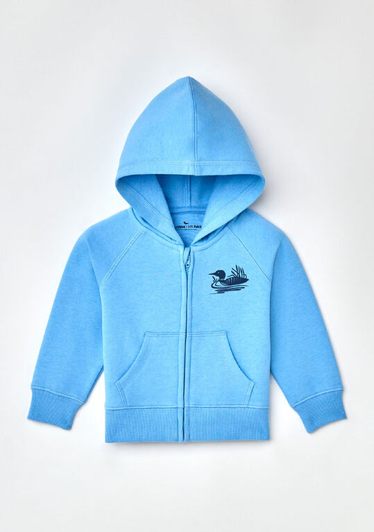 Northern Reflections Littles Loon Zip Chandail à capuchon Bleu
