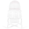 Lacy Portable 2In1 Bassinet&Cradle-White