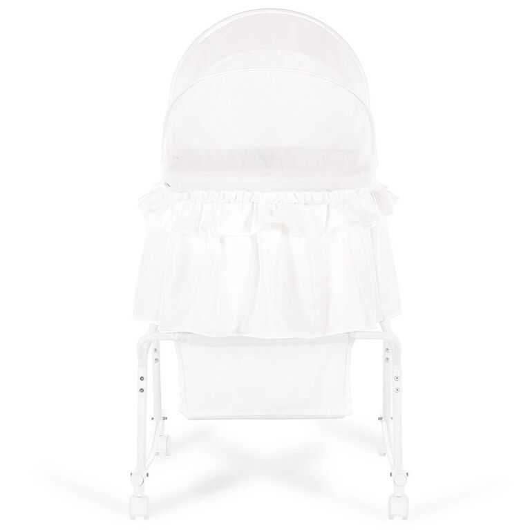 Lacy Portable 2In1 Bassinet&Cradle-White