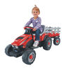 Peg Perego - Case IH Lil Tractor Ride-On with Trailer - Red
